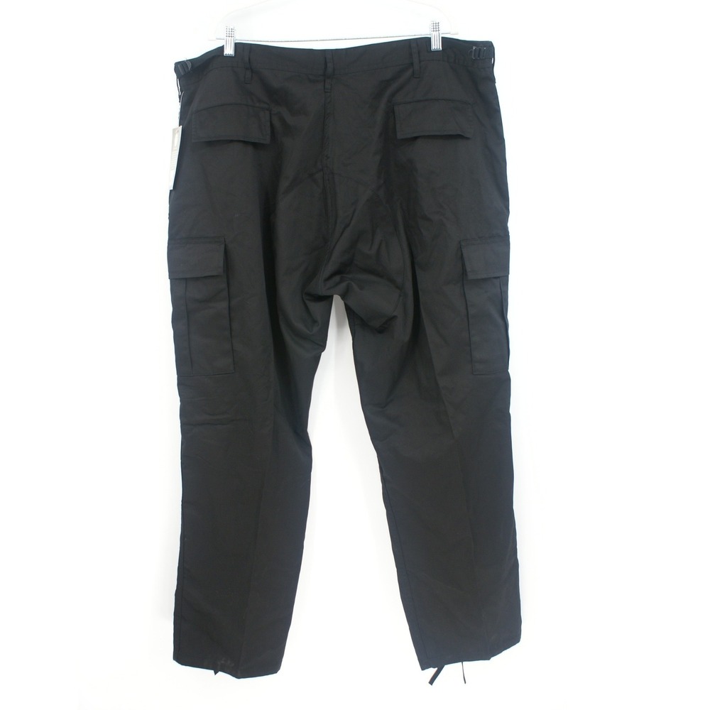 Rothco BDU Tactical Cargo Pants Mens 2XL Black Mil-Spec Button Fly 7974 NWT